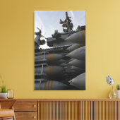 Kampfmittel bereit zum Laden Leinwanddruck (Insitu (Wohnzimmer))