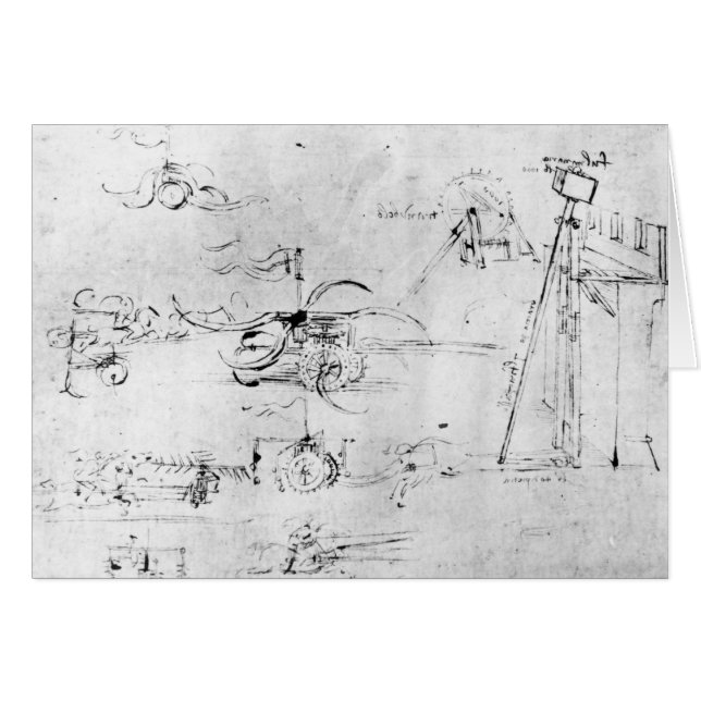 Kampfmittelentwürfe, fol. 40v-a (Vorderseite (Horizontal))