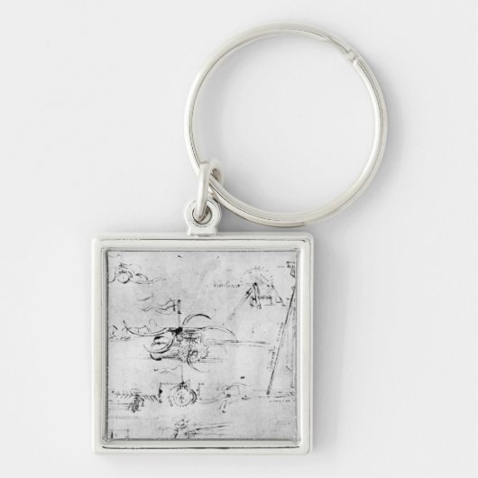 Kampfmittelentwürfe, fol. 40v-a schlüsselanhänger (Vorne)