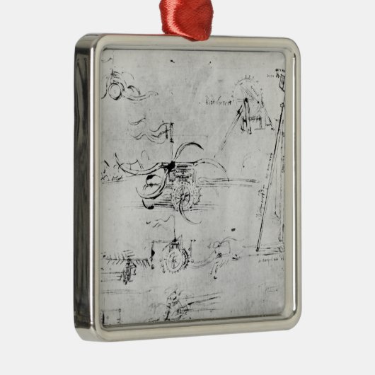 Kampfmittelentwürfe, fol. 40v-a silbernes ornament (Rechts)