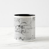 Kampfmittelentwürfe, fol. 40v-a zweifarbige tasse (Mittel)