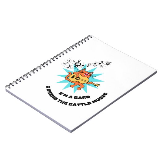 Kampfmusik Notizblock (Linke Seite)