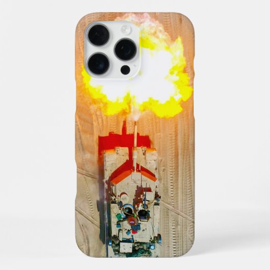 KAMPFPANZER – M1 Abrams iPhone Hülle (Rückseite)