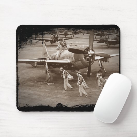 Kampfpilotenausbildung auf P-47-Donnerbolzen Mousepad (Mit Mouse)