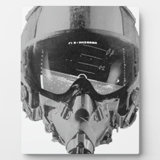 Kampfpilotenhelm und Höhenmesser Fotoplatte (Vorderseite)