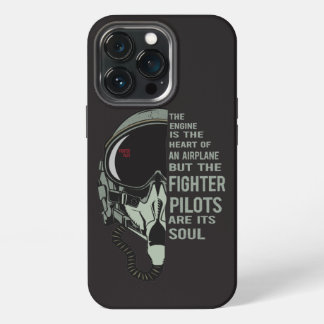Kampfpilothelm und Sauerstoffmaske Höchstgeschwind iPhone 13 Pro Hülle