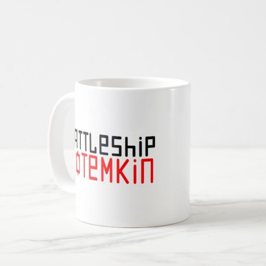 Kampfpotemkin Kaffeetasse (Vorderseite Links)