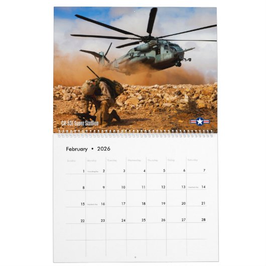 KAMPFROTOREN - Amphibious Assault Rotorcraft Kalender (Feb 2026)