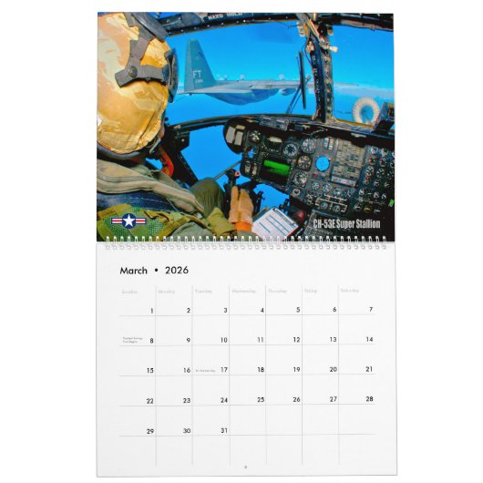 KAMPFROTOREN - Amphibious Assault Rotorcraft Kalender (Mär 2026)