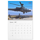 KAMPFROTOREN - Armeehubschrauber Kalender (Feb 2027)