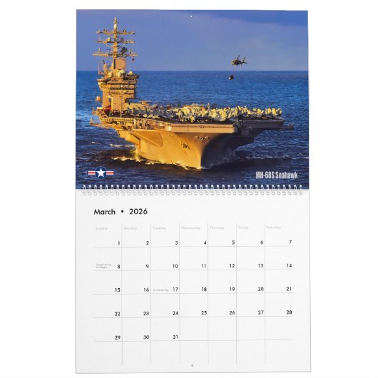 KAMPFROTOREN - Navy Helicopters und VTOL Kalender (Mär 2026)