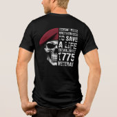 Kampfsanitäter-Bruderschaft Veteran Tri-Blend Shirt (Rückseite)