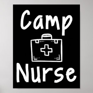 Kampfsanitäter Erste-Hilfe-Kit Silhouette Kunst Poster
