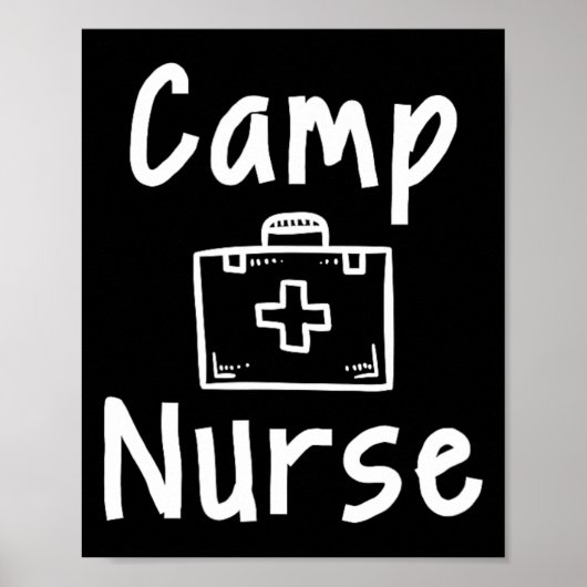 Kampfsanitäter Erste-Hilfe-Kit Silhouette Kunst Poster (Vorne)