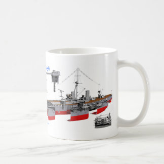 Kampfschiff Kaffeetasse