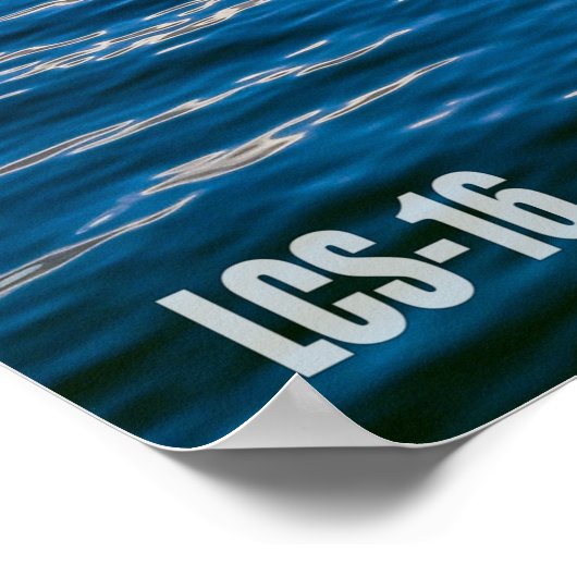 KAMPFSCHIFF - LCS-16 POSTER (Ecke)