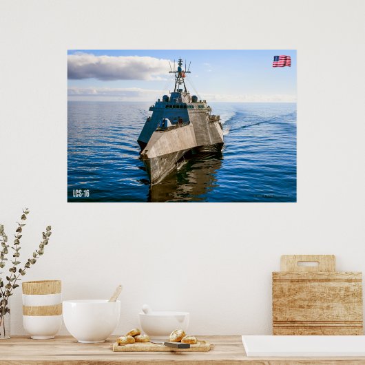 KAMPFSCHIFF - LCS-16 POSTER (Küche)