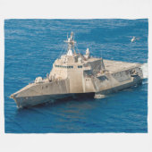 KAMPFSCHIFF - LCS-4 FLEECEDECKE (Vorderseite (Horizontal))