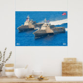 KAMPFSCHIFF - LCS-4 POSTER (Küche)