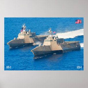 KAMPFSCHIFF - LCS-4 POSTER