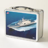 KAMPFSCHIFF - LCS METALL BROTDOSE (Rückseite)