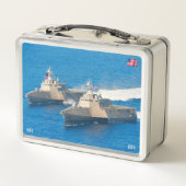 KAMPFSCHIFF - LCS METALL BROTDOSE (Rückseite)