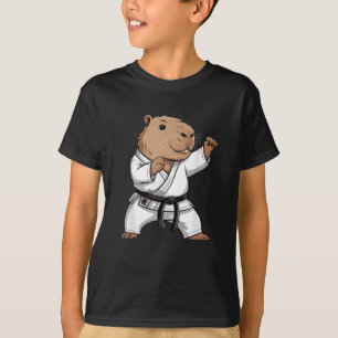 Kampfsport Capybara Lustig Karate Taekwondo Jiu J T-Shirt