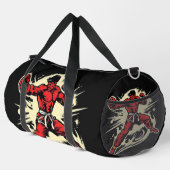 „Kampfsport – Disziplin, Stärke, Respekt“ Duffle Bag (Rechte Ecke)