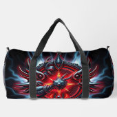 „Kampfsport – Disziplin, Stärke, Respekt“ Duffle Bag (Rückseite)