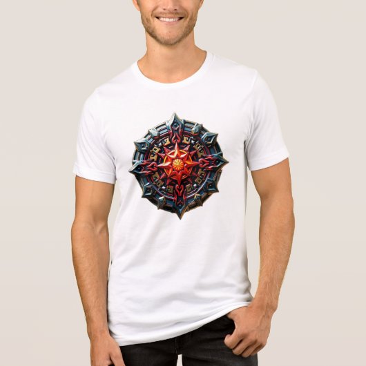 „Kampfsport – Disziplin, Stärke, Respekt“ Tri-Blend Shirt (Vorderseite)