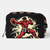 „Kampfsport – Disziplin, Stärke, Respekt“ Waschbeutel (Rückseite)