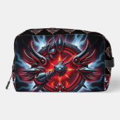 „Kampfsport – Disziplin, Stärke, Respekt“ Waschbeutel (Rückseite)