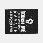 Kampfsport Fleecedecke (Vorderseite (Horizontal))