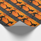 Kampfsport-Geschenk Geschenkpapier (Ecke)