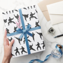 Kampfsport-Geschenkpapier, Karate Taekwondo-Gesche