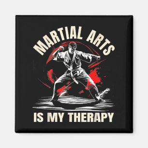 Kampfsport ist Therapie Karate Jiu-Jitsu Taekwondo Magnet