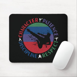 Kampfsport - Karate Kernwerte Mousepad