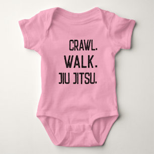Kampfsport - Krabbeln Gehen Jiu Jitsu - Karate Bab Baby Strampler