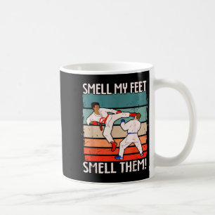 Kampfsport-Motiv Rieche Füße Riechen Lustig Karate Kaffeetasse