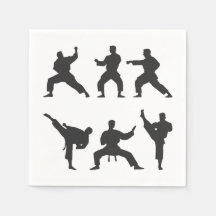 Kampfsport-Papier-Taschentücher, Karate Taekwondo-
