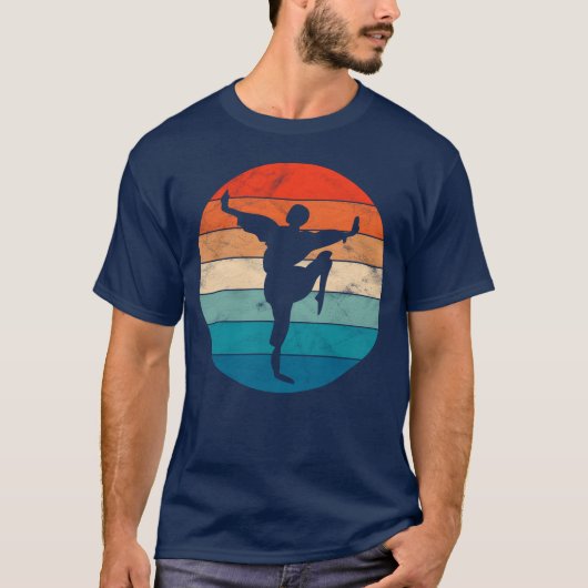 Kampfsport Retro T-Shirt (Vorderseite)