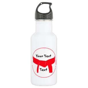 Kampfsport Roter Gürtel Trinkflasche