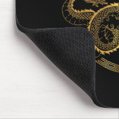 Kampfsportarten - Chinesischer Tai Chi-Drache Mousepad (Ecke)
