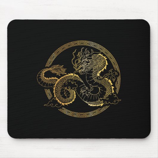 Kampfsportarten - Chinesischer Tai Chi-Drache Mousepad (Vorne)
