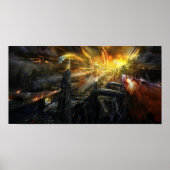 Kampfstern Poster (Vorne)