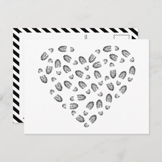 Kampfstiefel Postkarte (Vorne/Hinten)