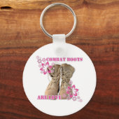 Kampfstiefel sind Liebe Schlüsselanhänger (Vorderseite)