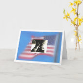 Kampfstiefel, US-Flagge, militärischer Abschluss Karte (Gelbe Blume)