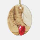 Kampfstiefelverzierung Keramikornament (Rechts)