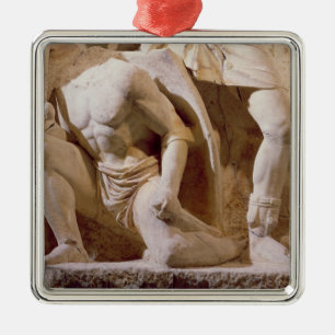 Kampfszene, c.169 silbernes ornament